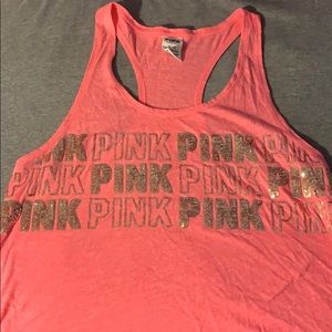 PINK Bling tank top